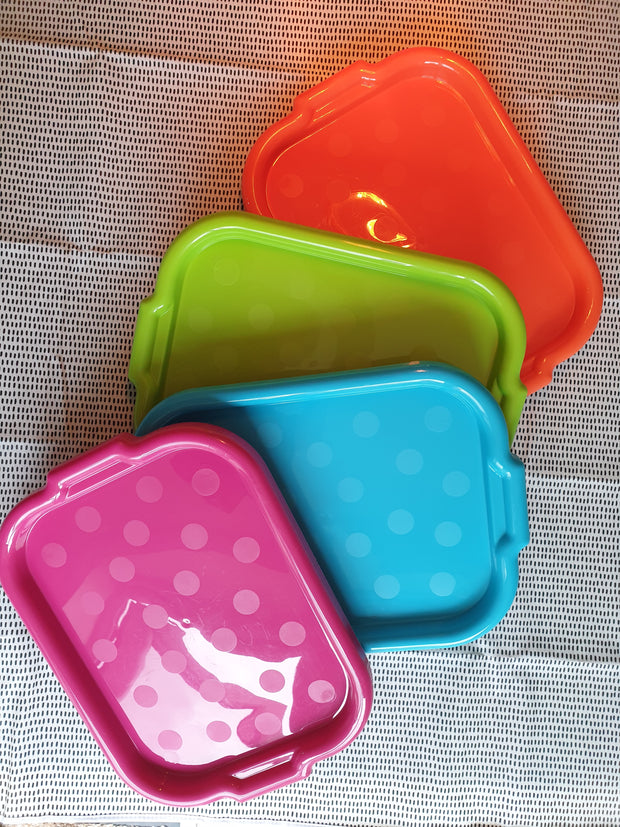 Colourful Trays for Food